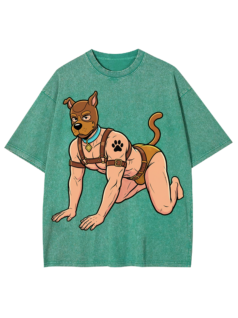 HUMAN PUP PLAY WASHED TSHIRT