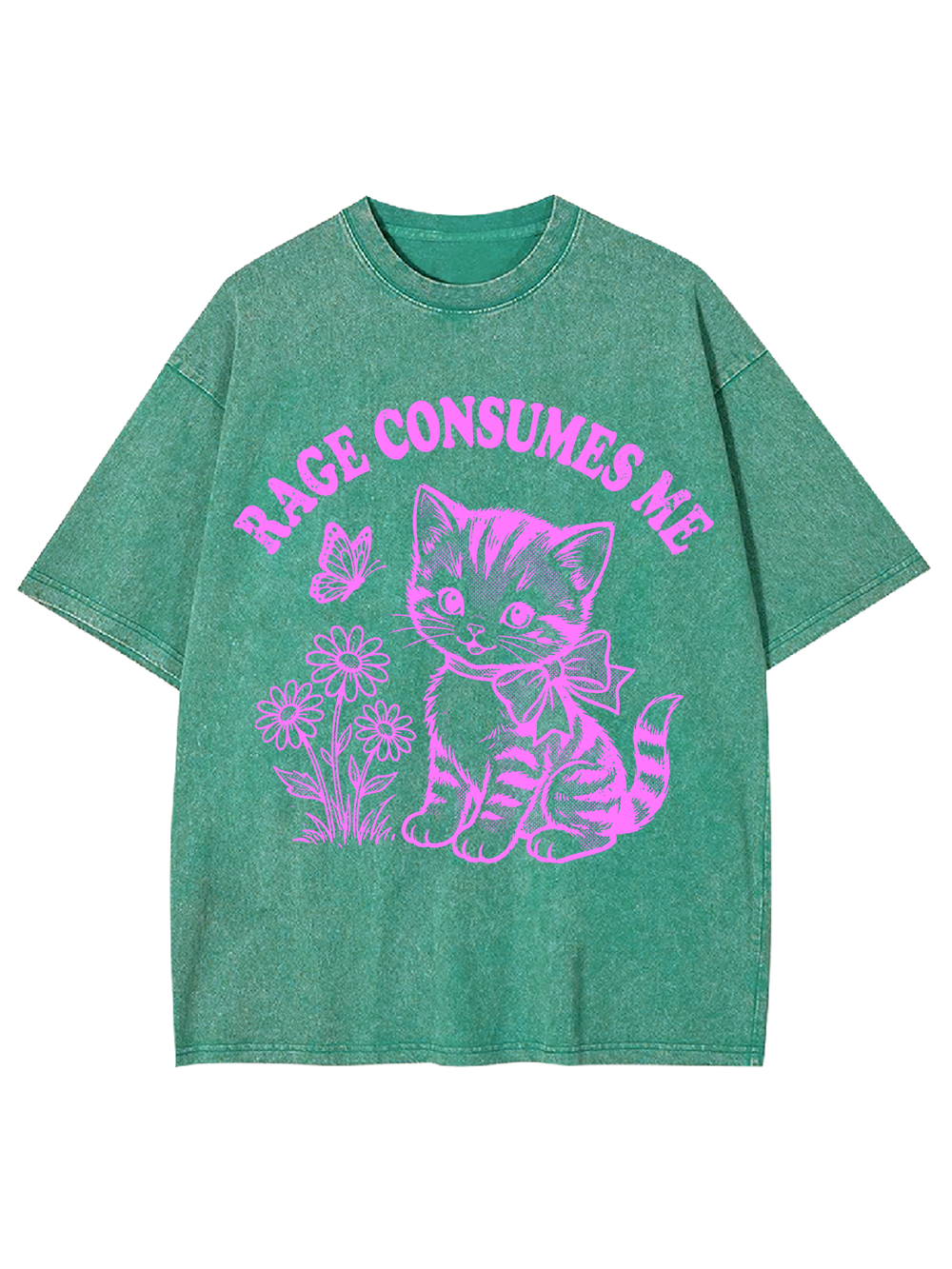 RAGE CONSUMES ME WASHED TSHIRT