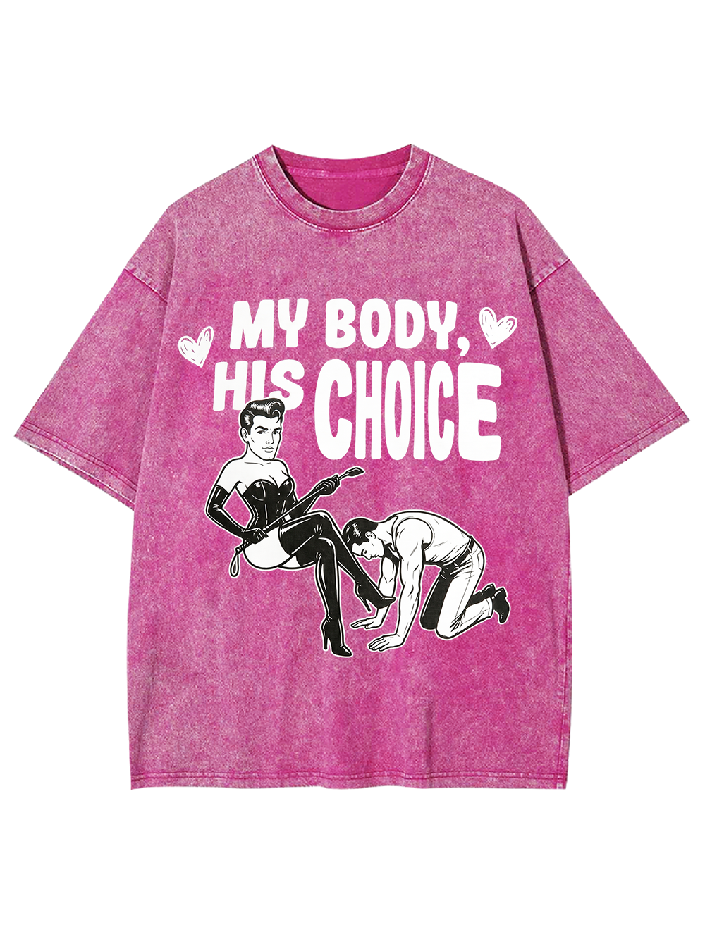 MY BODY, HIS CHOICE WASHED TSHIRT