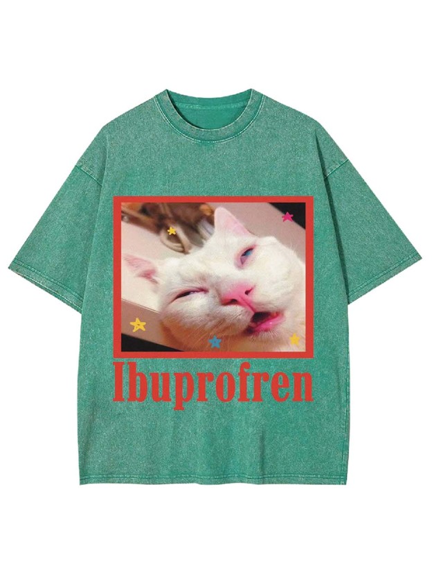 Purrfectly Numb Washed Tshirt