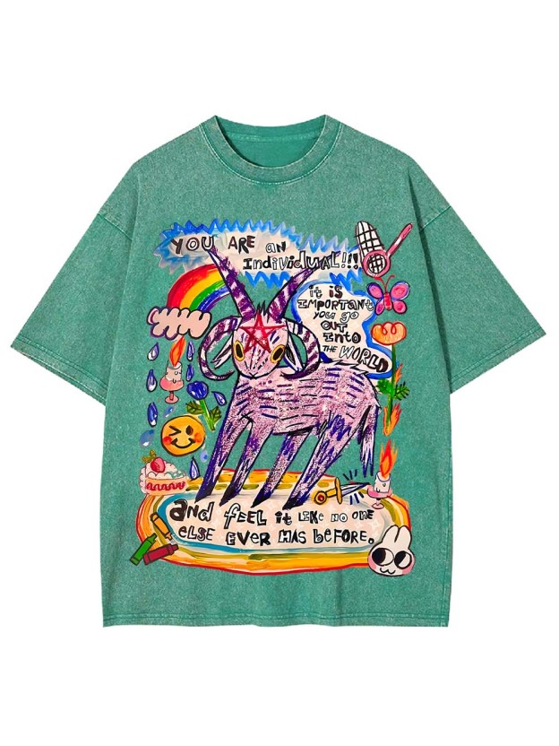 EMBRACE YOUR INDIVIDUALITY WASHED TSHIRT