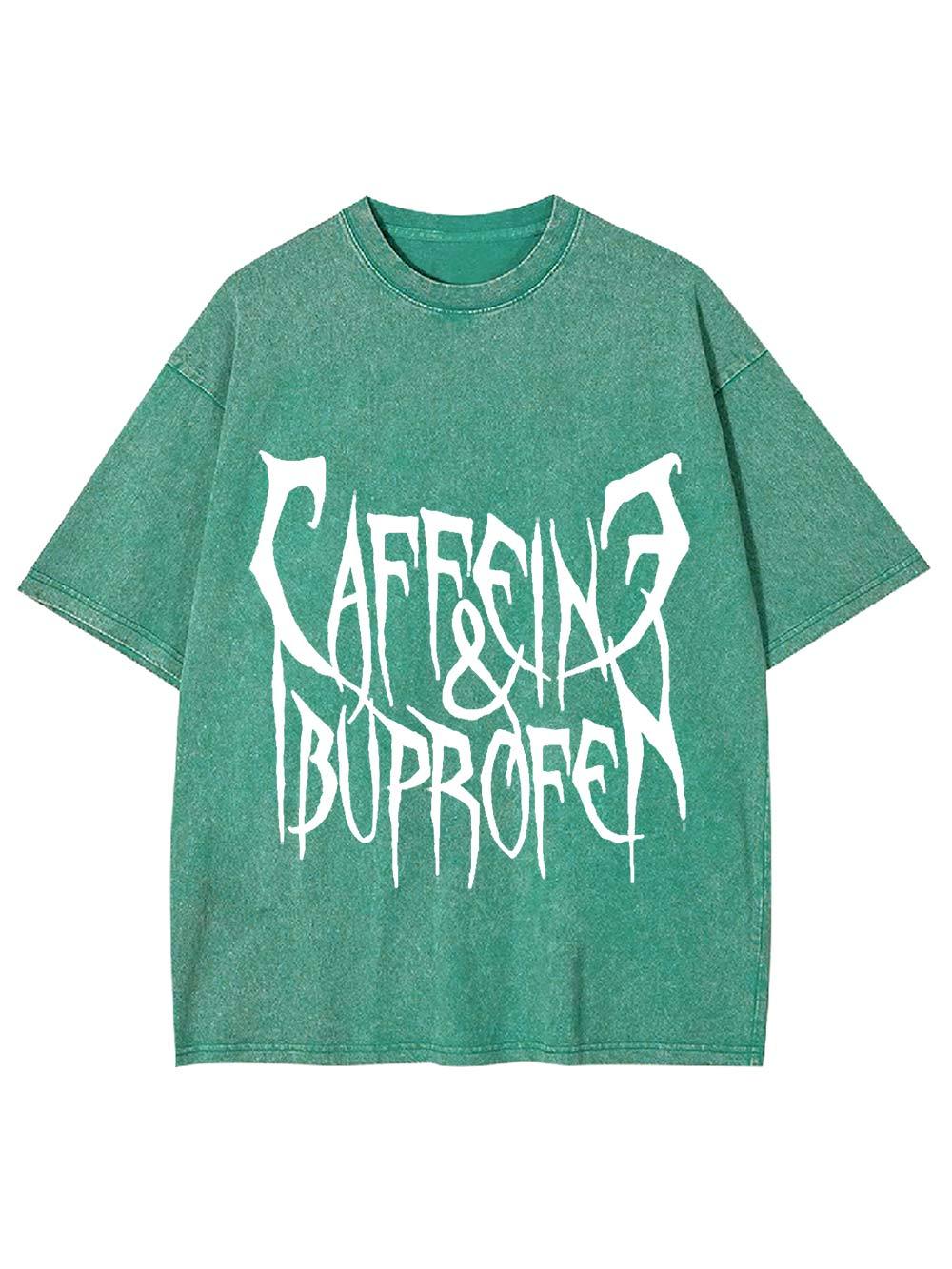 Caffeine & Ibuprofen  Washed Tshirt