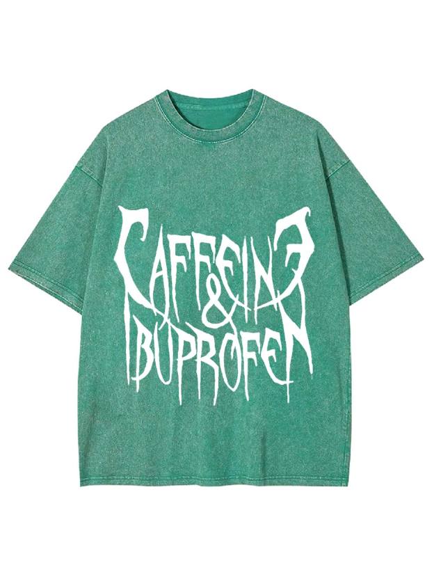 Caffeine & Ibuprofen  Washed Tshirt