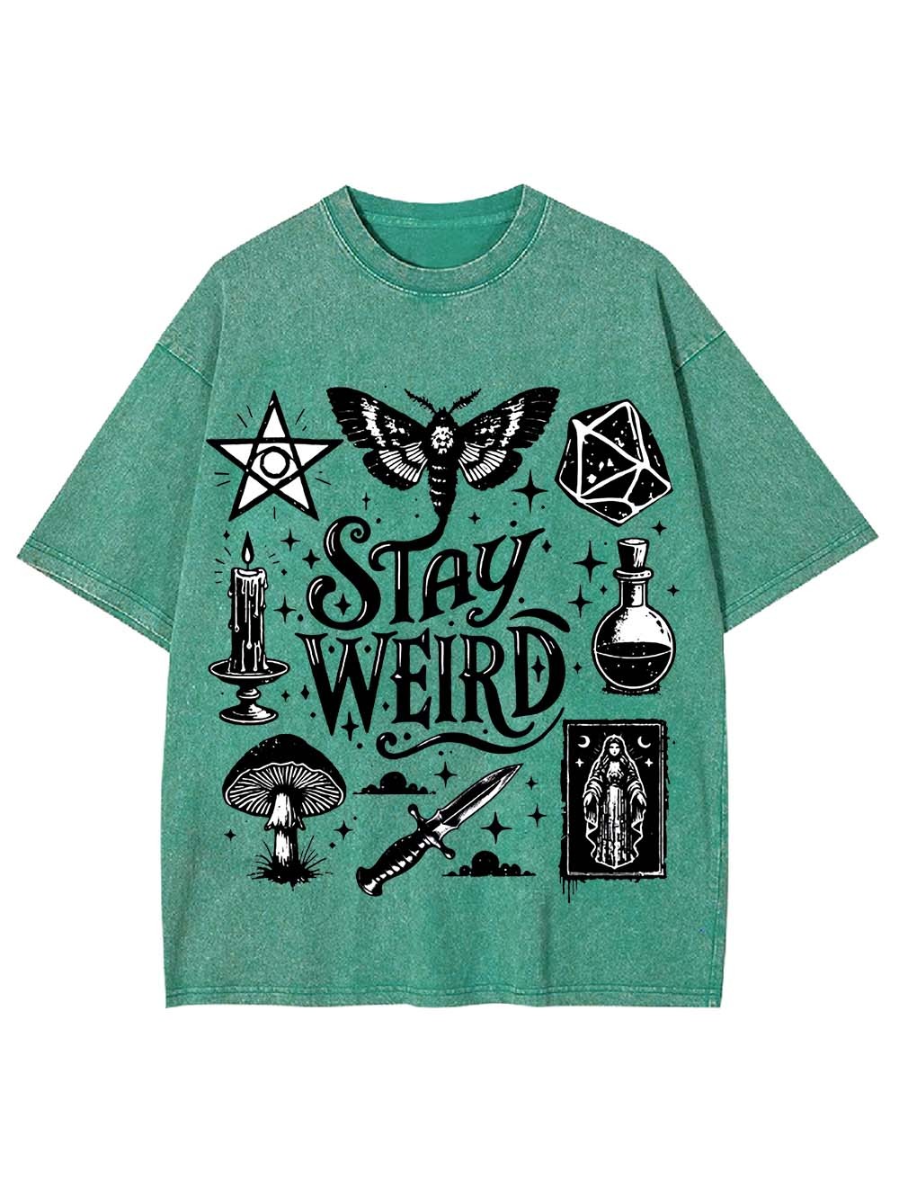 Mystic Vibes Washed Tshirt