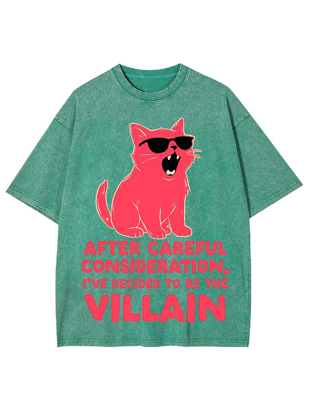 Decided to Be the Villain Washed Tshirt