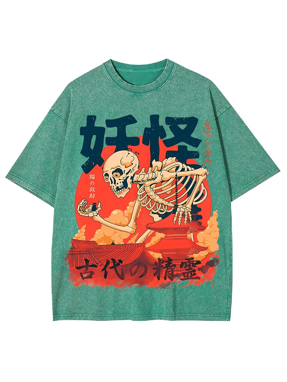 ANCIENT SPIRIT OF THE YOKAI WASHED TSHIRT