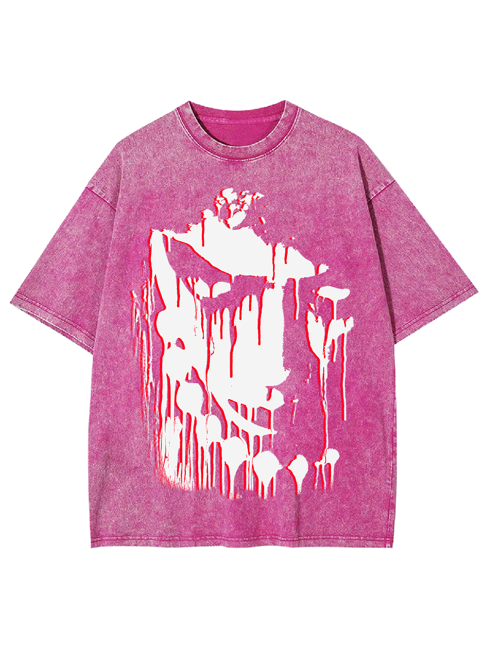 BLOODY DRIPPING FACE WASHED TSHIRT