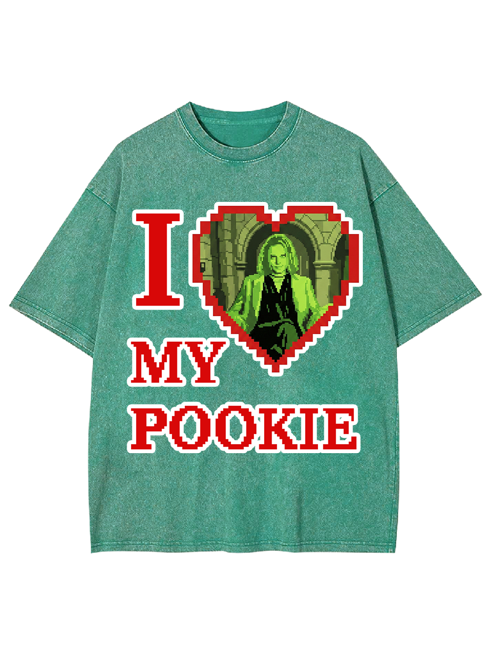 I LOVE MY POOKIE WASHED TSHIRT