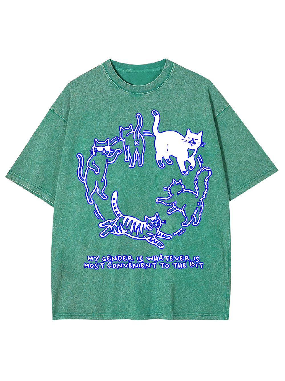 MY GENDER IS WHATEVER IS MOST CONVENIENT TO THE BIT AAA WASHED TSHIRT