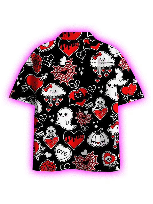 Spooky Love Vibes Pocket Shirt