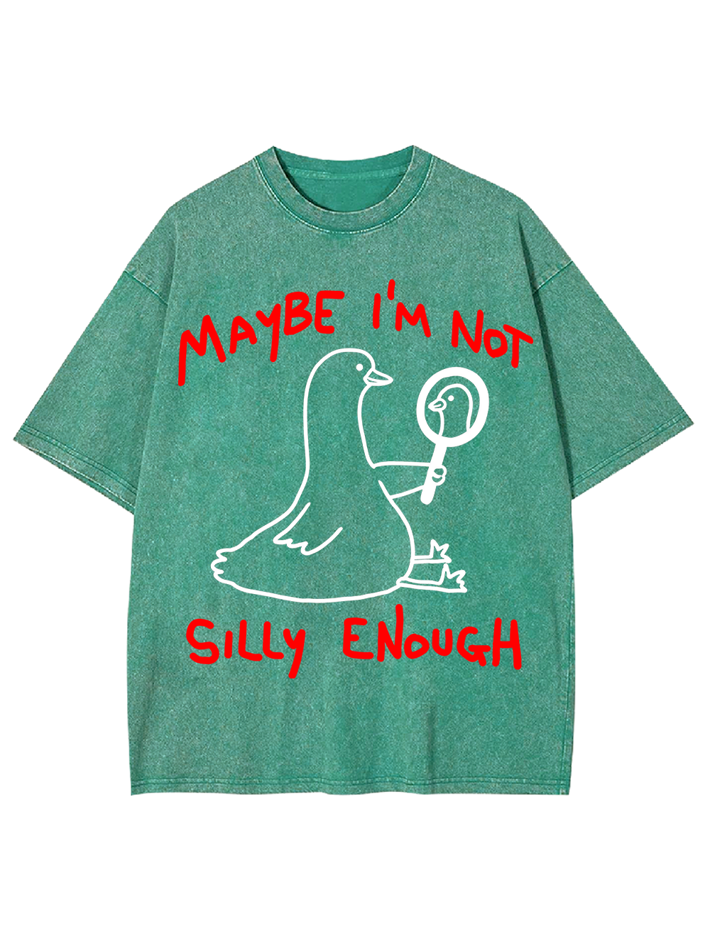 MAYBE I’M NOT SILLY ENOUGH AAA WASHED TSHIRT