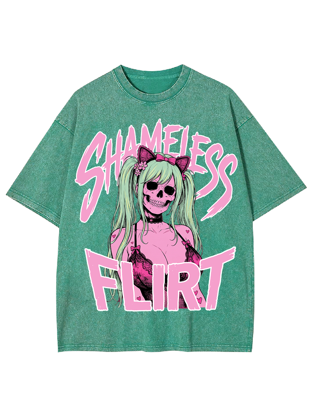 SHAMELESS FLIRT AAA WASHED TSHIRT