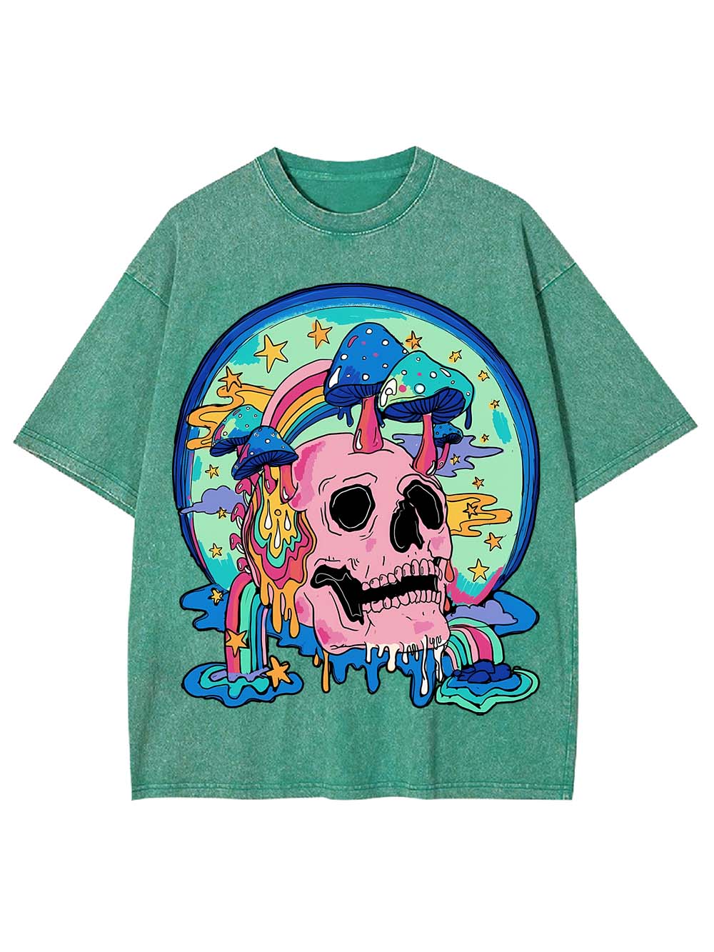MUSHROOM DREAMSCAPE WASHED TSHIRT