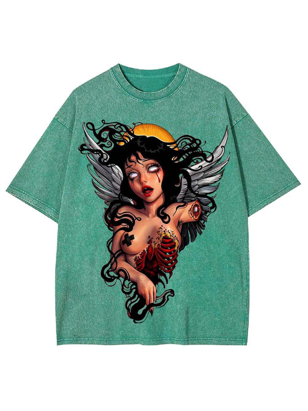 FALLEN ANGEL OF DESPAIR WASHED TSHIRT