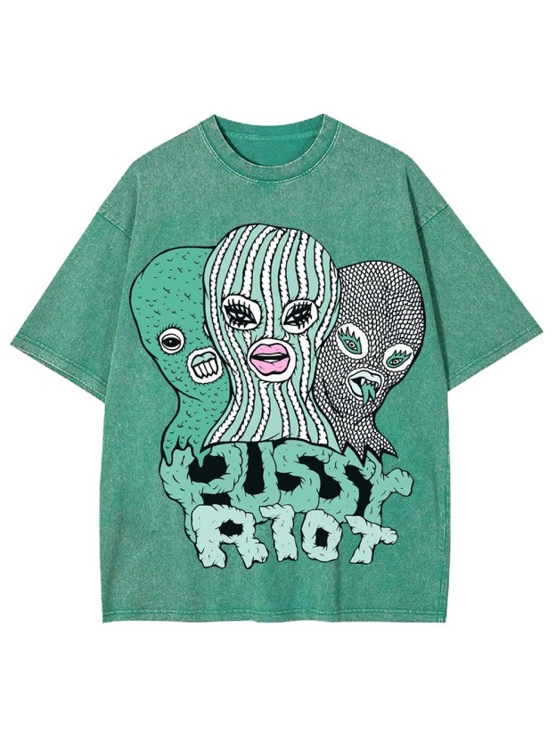 PUSSY RIOT WASHED TSHIRT