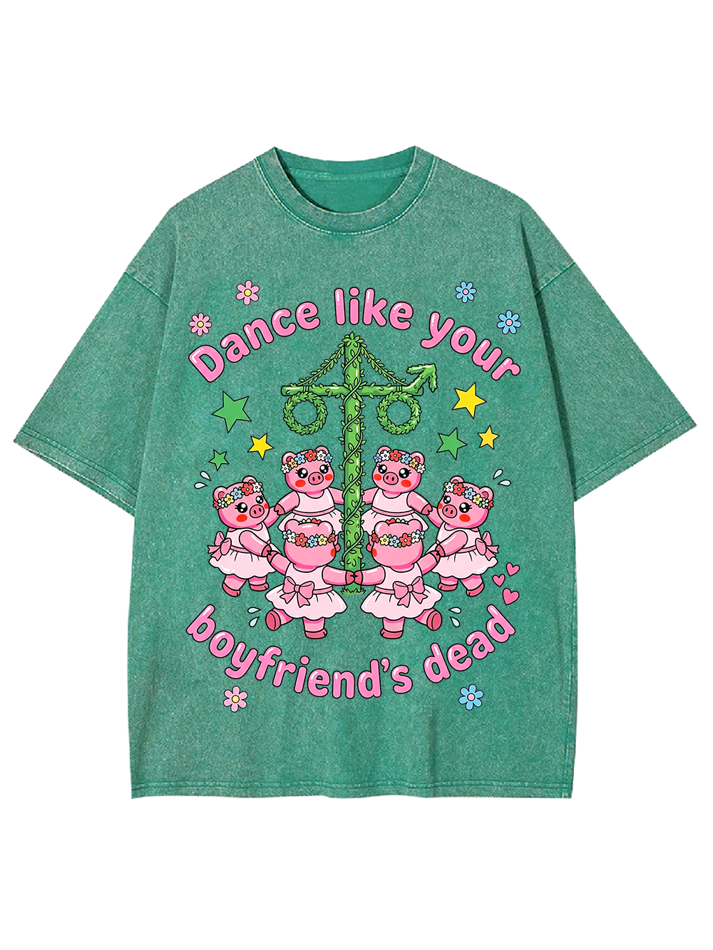 DANCE LIKE YOUR BOYFRIEND’S DEAD BEARS AAA WASHED TSHIRT