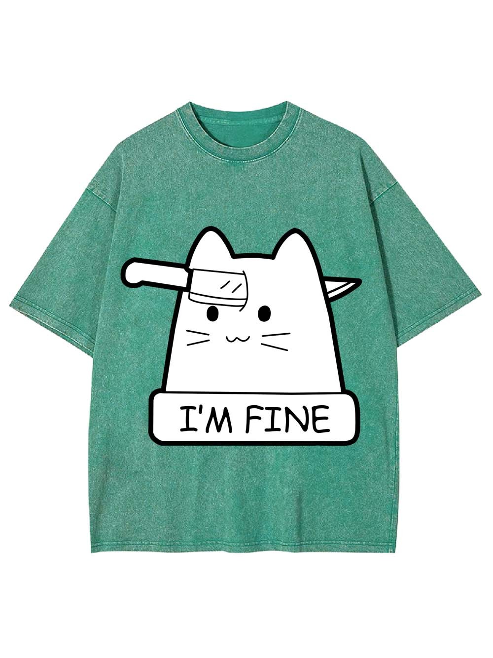 I'm Fine Washed Tshirt
