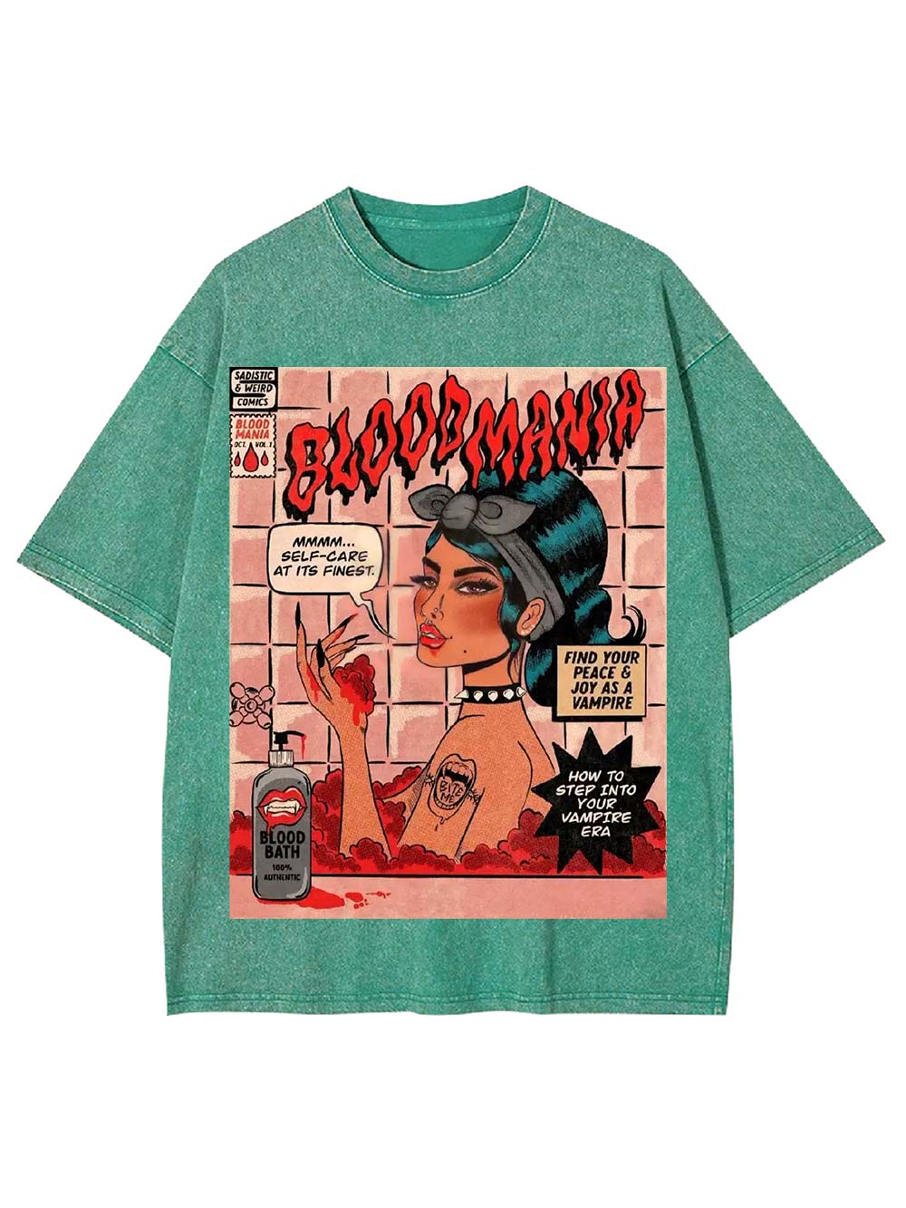 Blood Mania Washed Tshirt