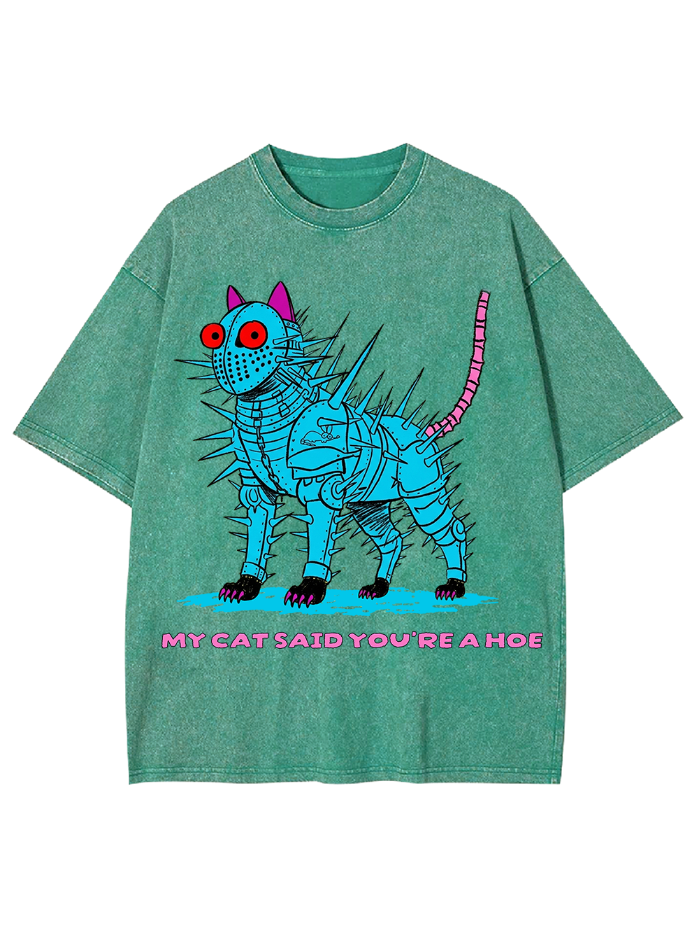 MY CAT SAID AAA WASHED TSHIRT