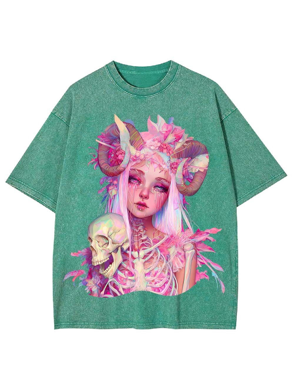 Ethereal Gothic Beauty Washed Tshirt