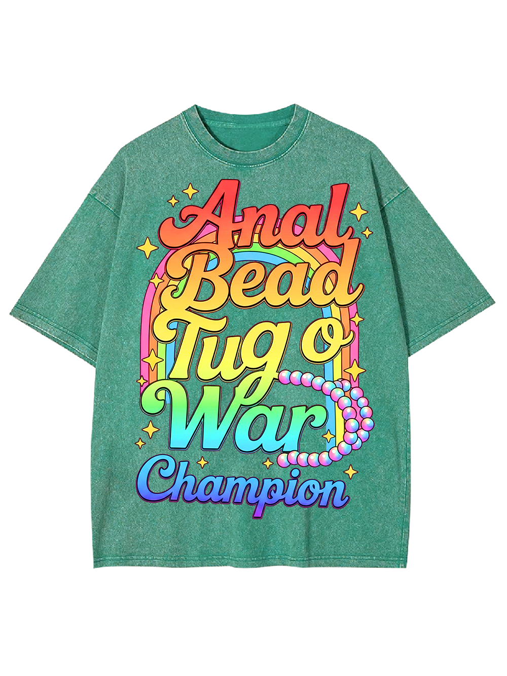 SATIRICAL TEXT AAA WASHED TSHIRT