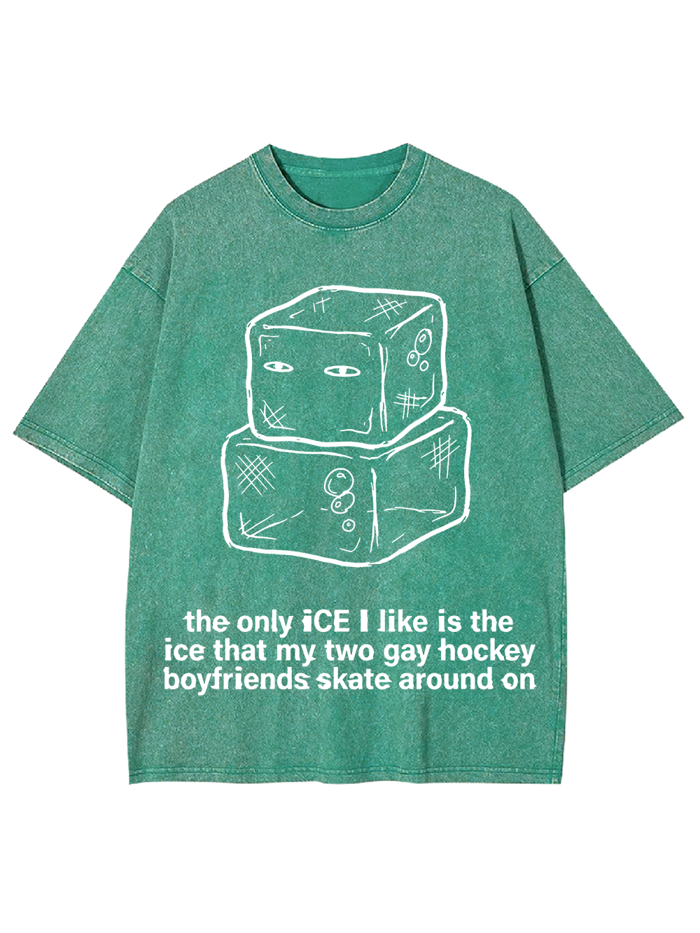 THE ONLY ICE I LIKE AAA WASHED TSHIRT