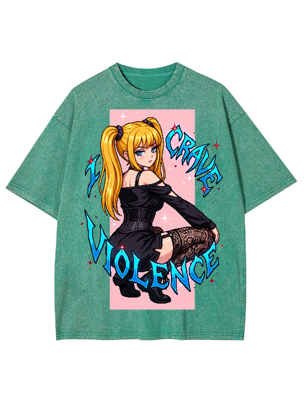 I CRAVE VIOLENCE AAA WASHED TSHIRT