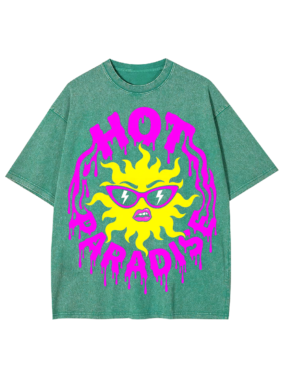 HOT PARADISE AAA WASHED TSHIRT