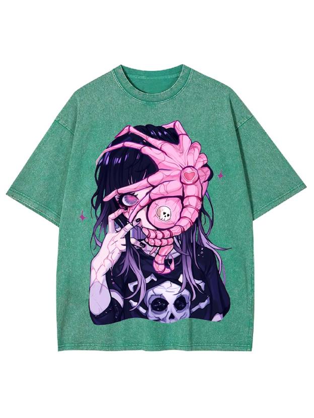 Alien Embrace Washed Tshirt