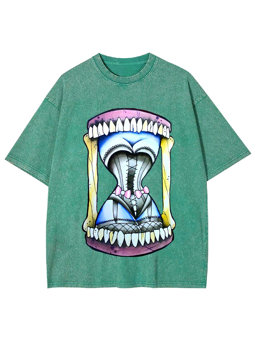 Hourglass of Teeth Washed Tshirt