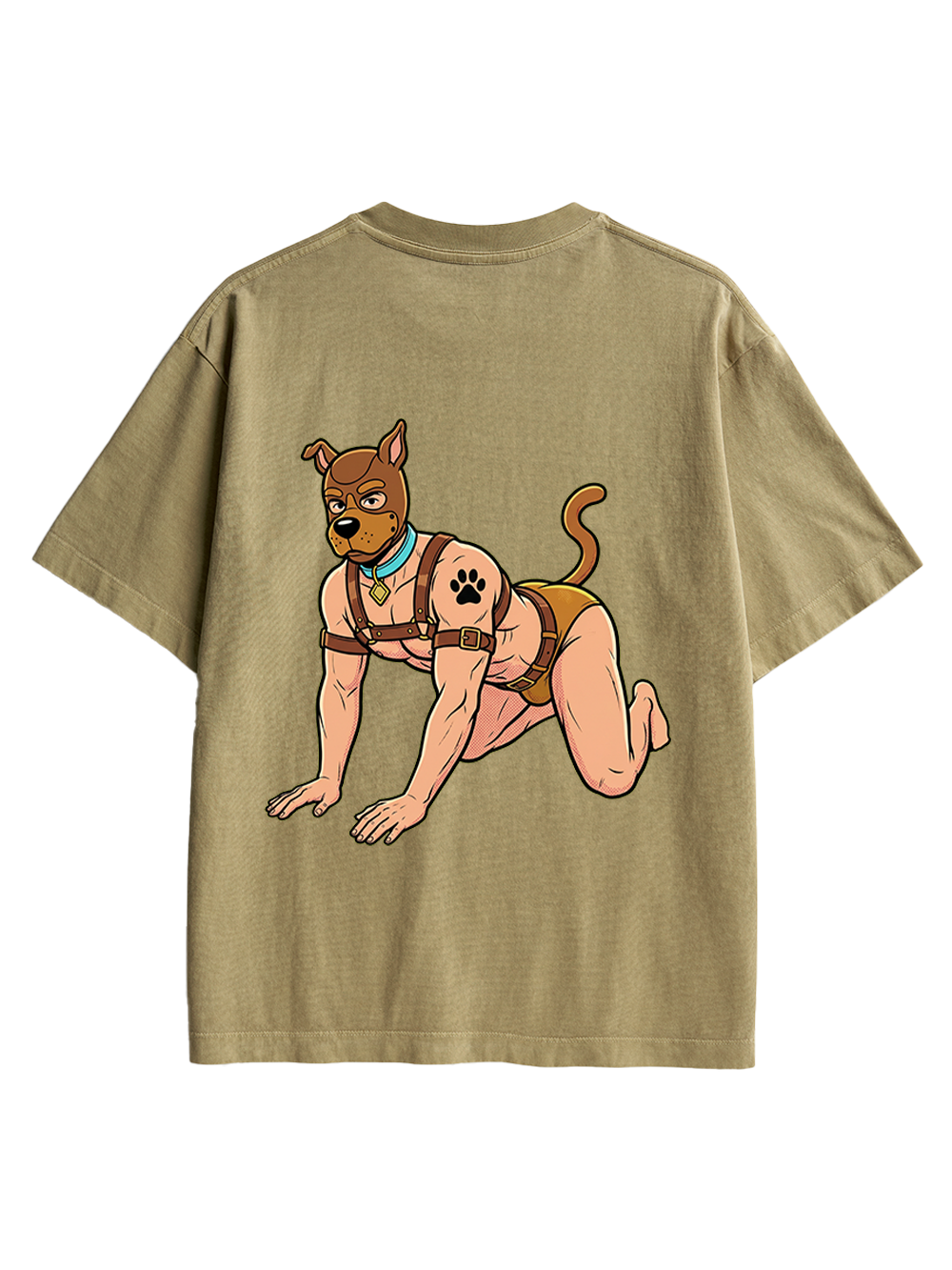 HUMAN PUP PLAY AAA BACKPRINT TSHIRT