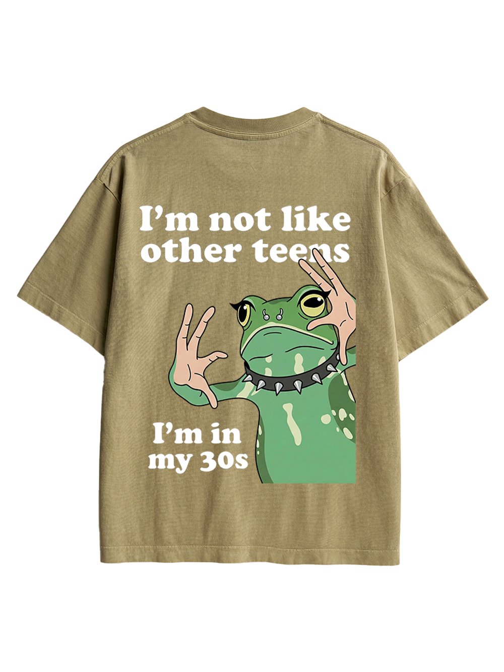 I’M NOT LIKE OTHER TEENS I’MIN MY 30S AAA BACKPRINT TSHIRT