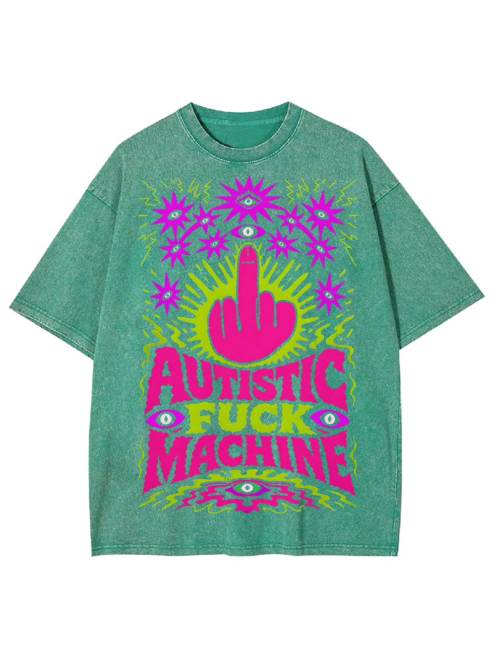 AUTISTIC FUCK MACHINE AAA WASHED TSHIRT
