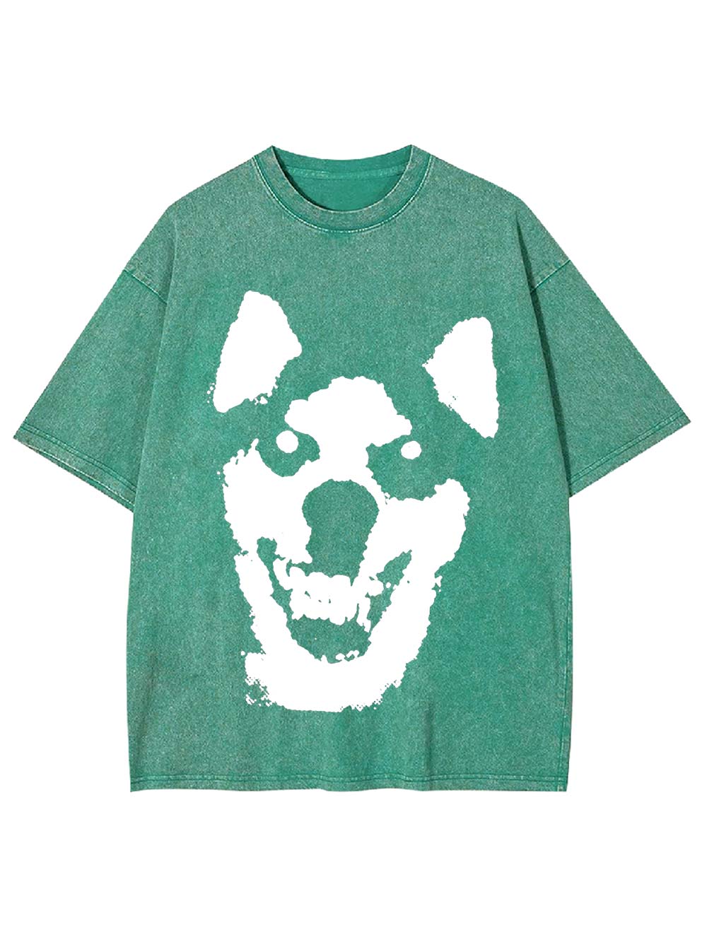 Pixelated Sinister Smil Washed Tshirt