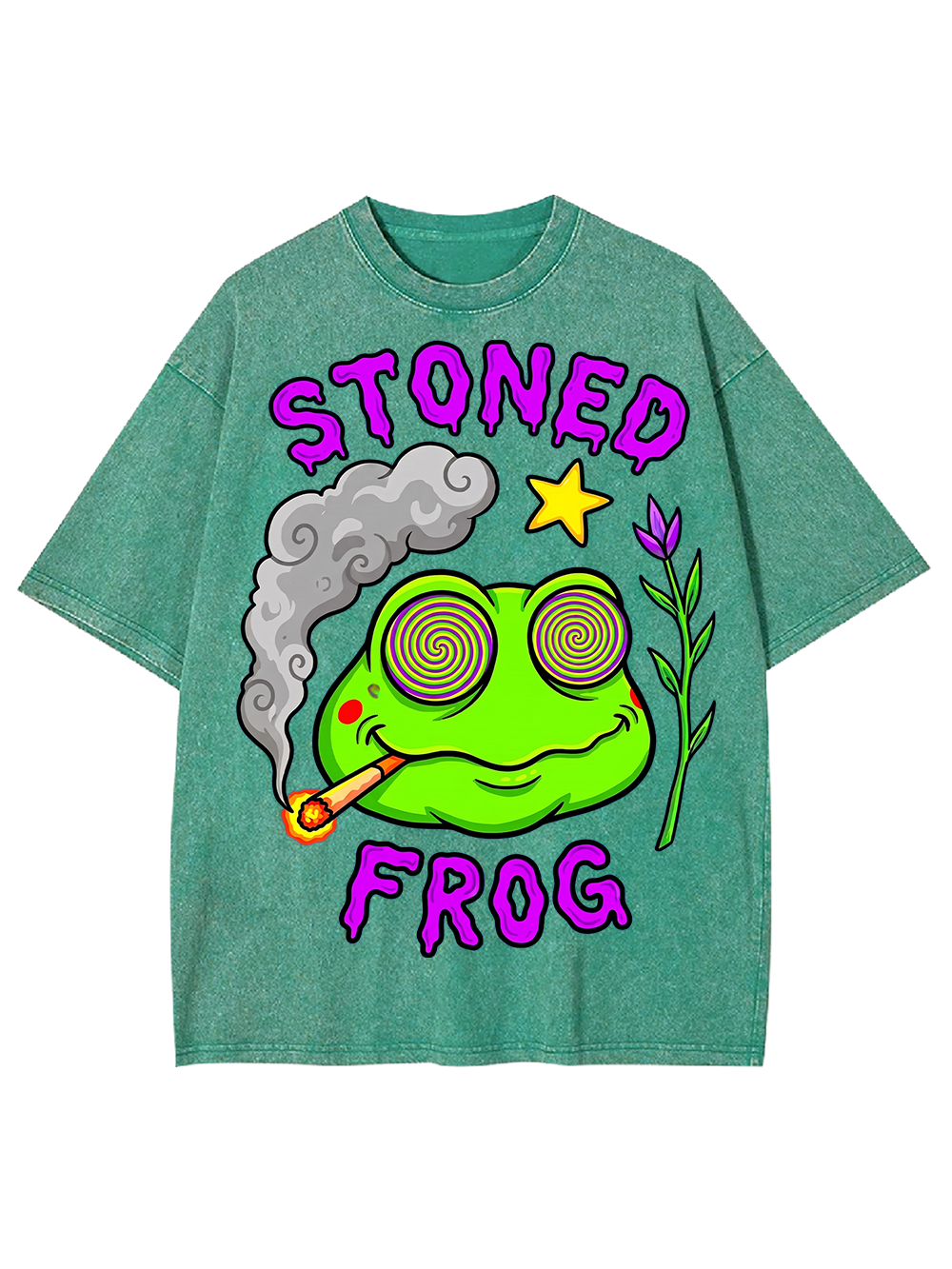 STONED FROG AAA WASHED TSHIRT