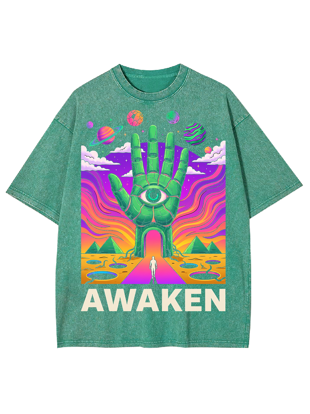 COSMIC AWAKENING AAA WASHED TSHIRT