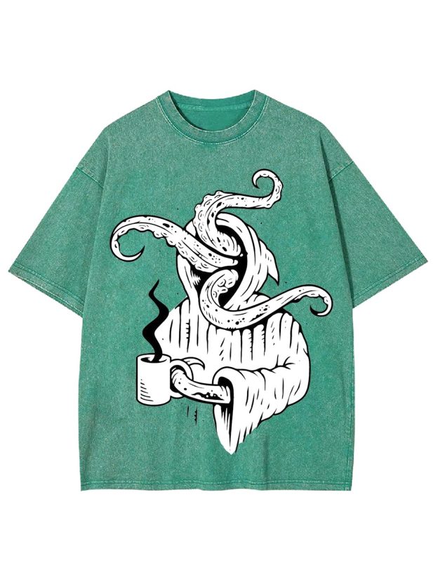 Need Some Coffee? Washed Tshirt