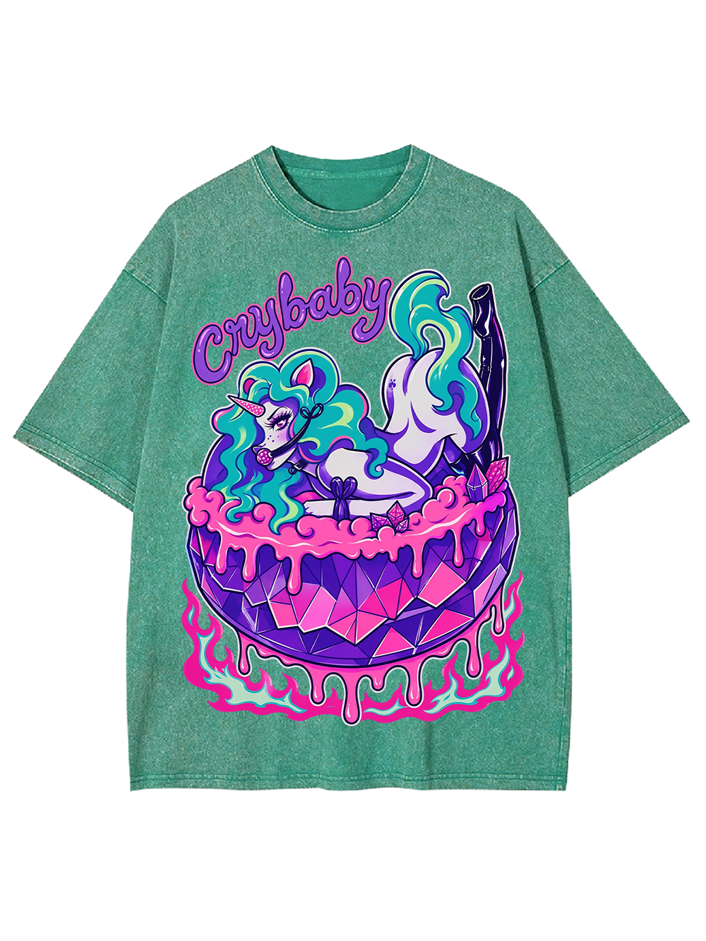 CRYBABY QUEEN AAA WASHED TSHIRT