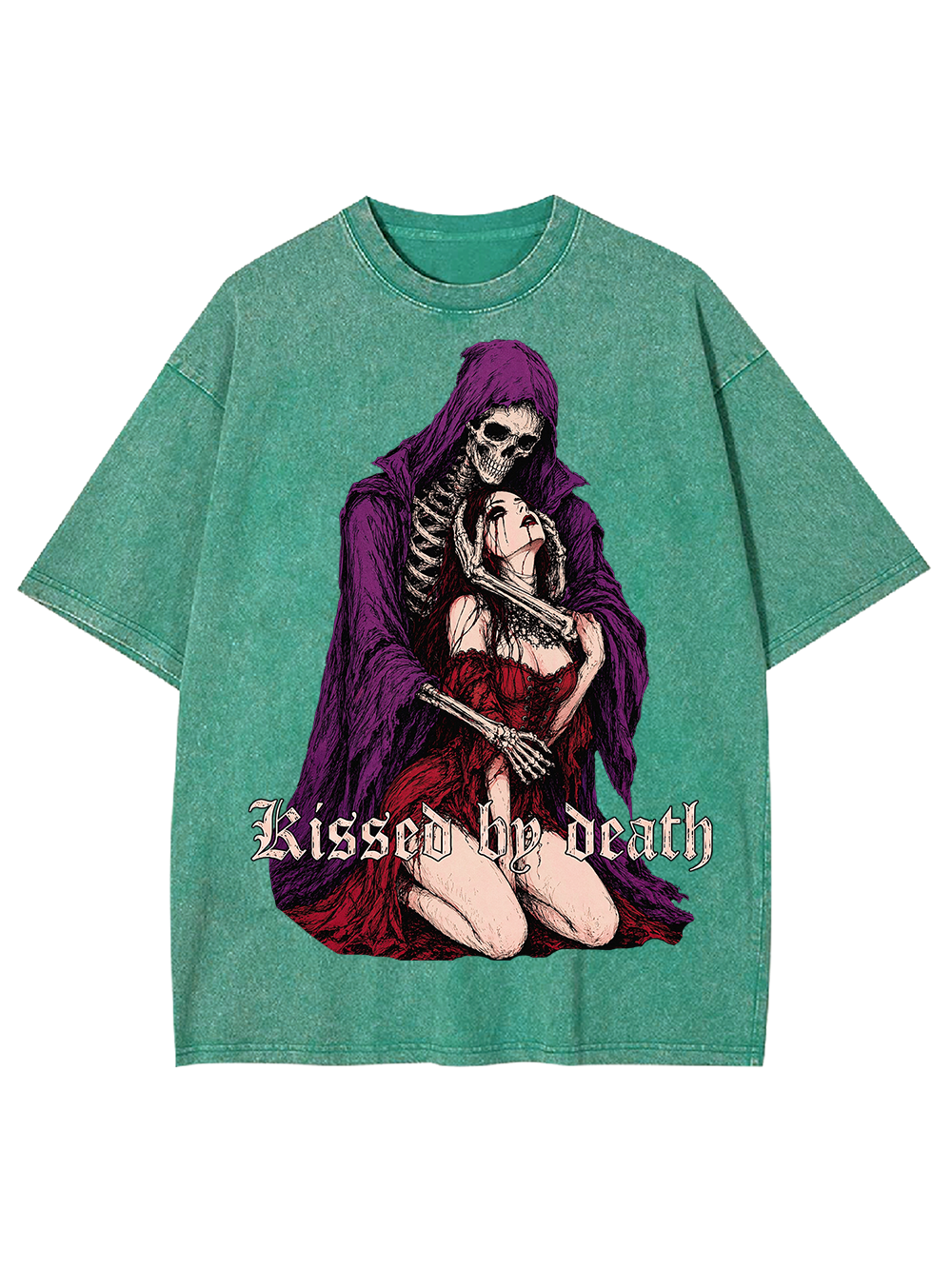 DEATH’S KISS AAA WASHED TSHIRT
