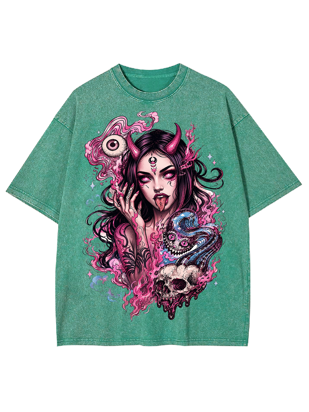 DEMON MUSE AAA WASHED TSHIRT