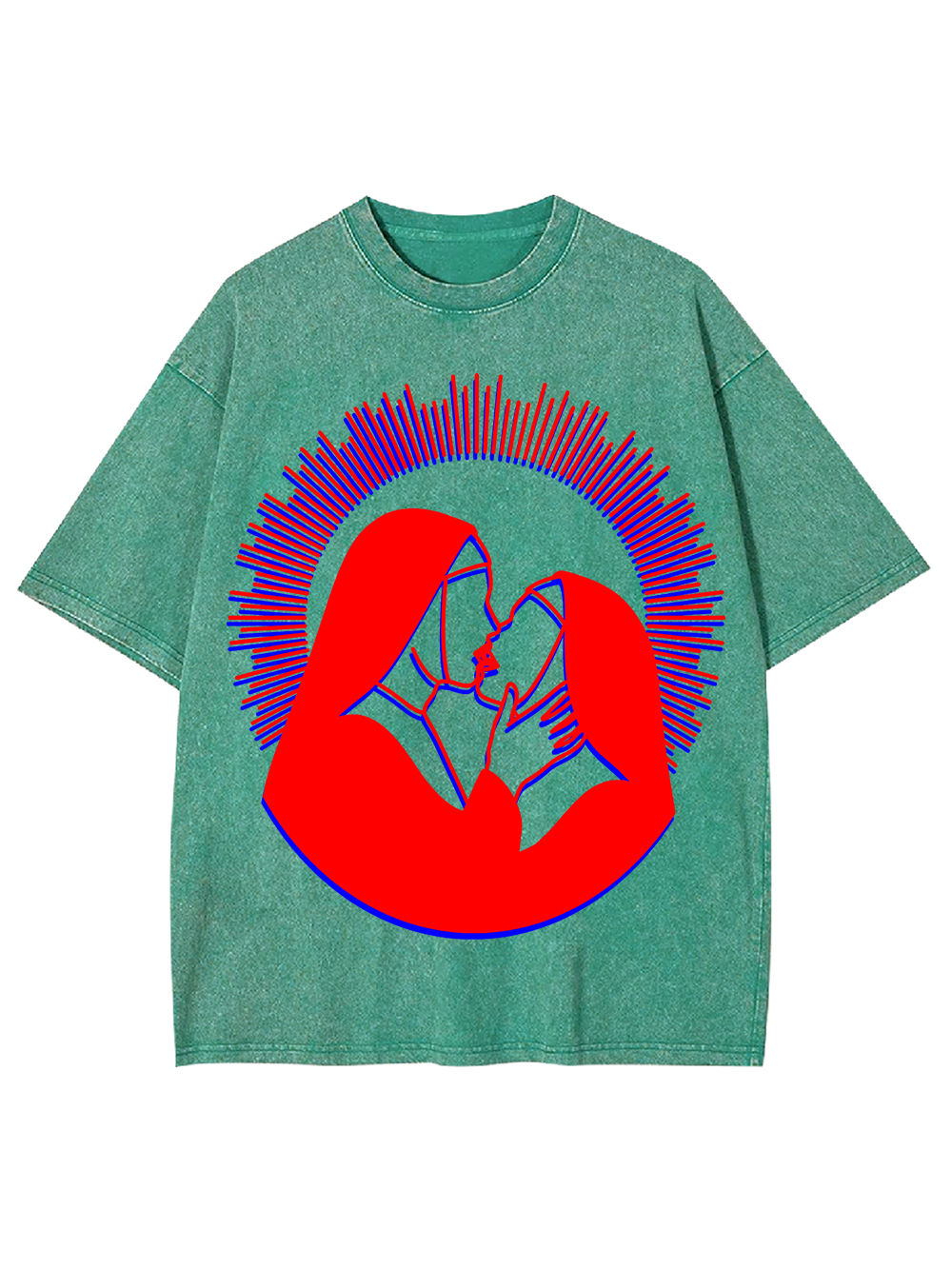 HOLY KISS AAA WASHED TSHIRT