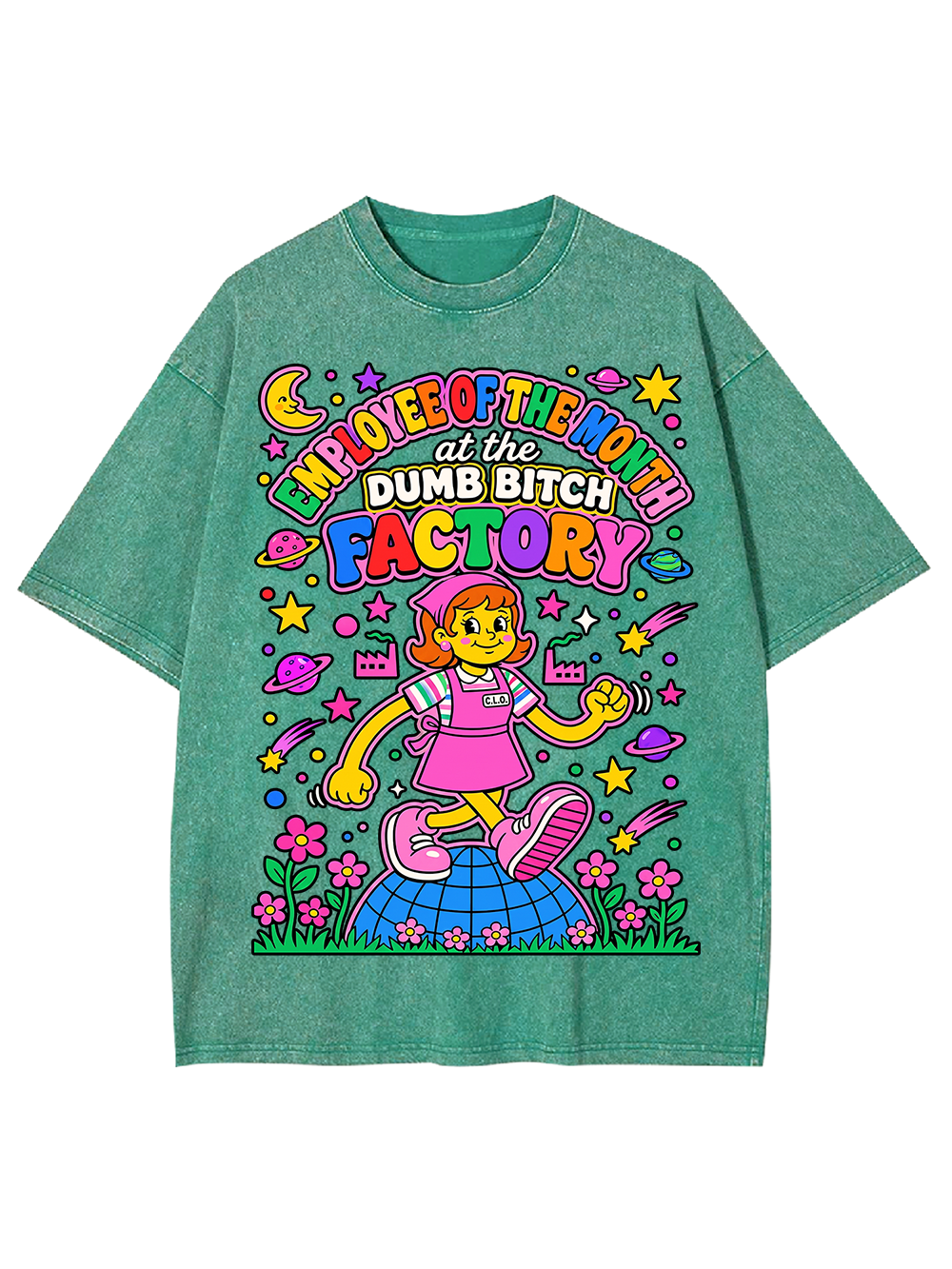 RED GAG AAA WASHED TSHIRT