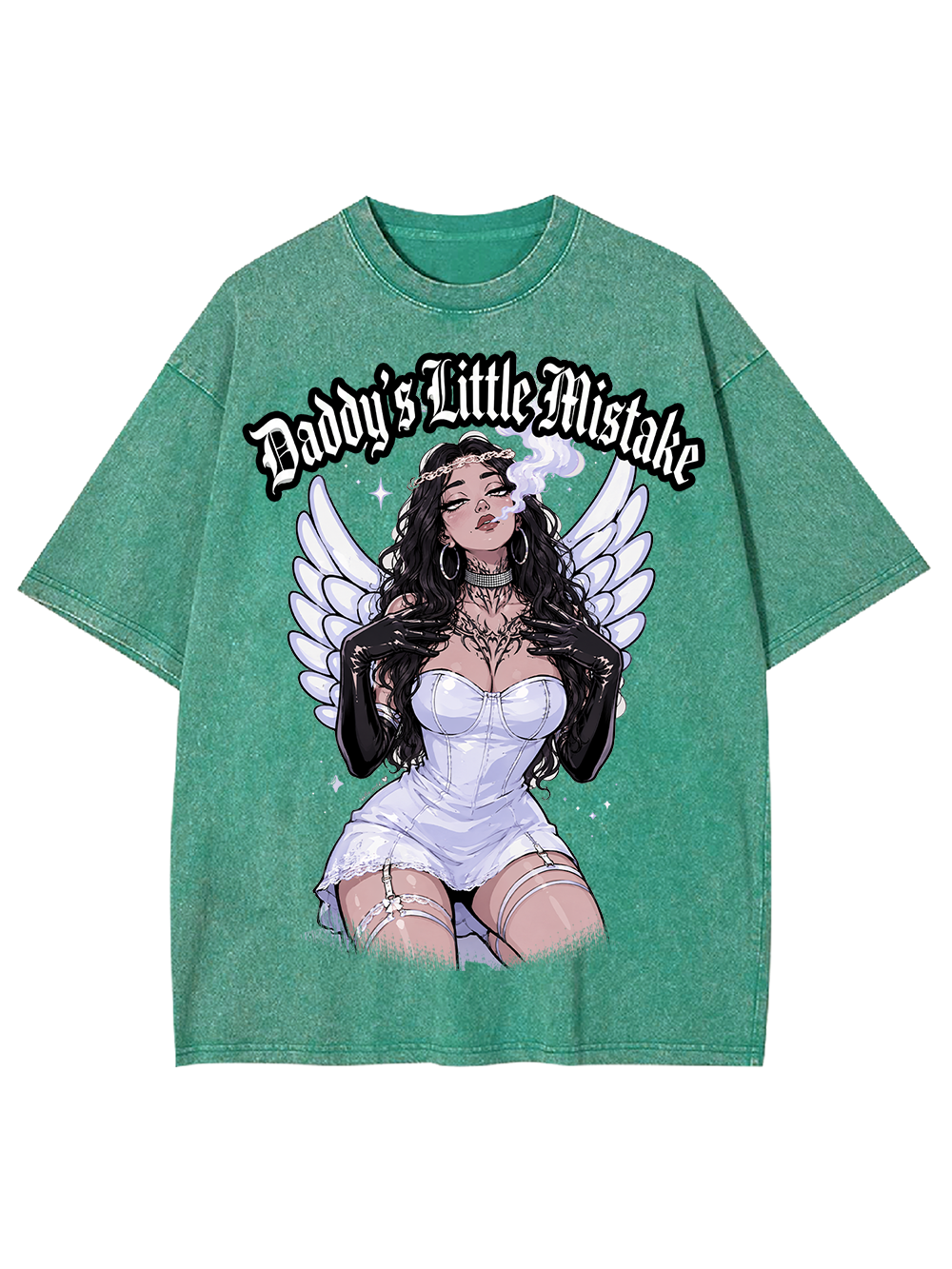 ANGEL MISTAKE GIRL AAA WASHED TSHIRT