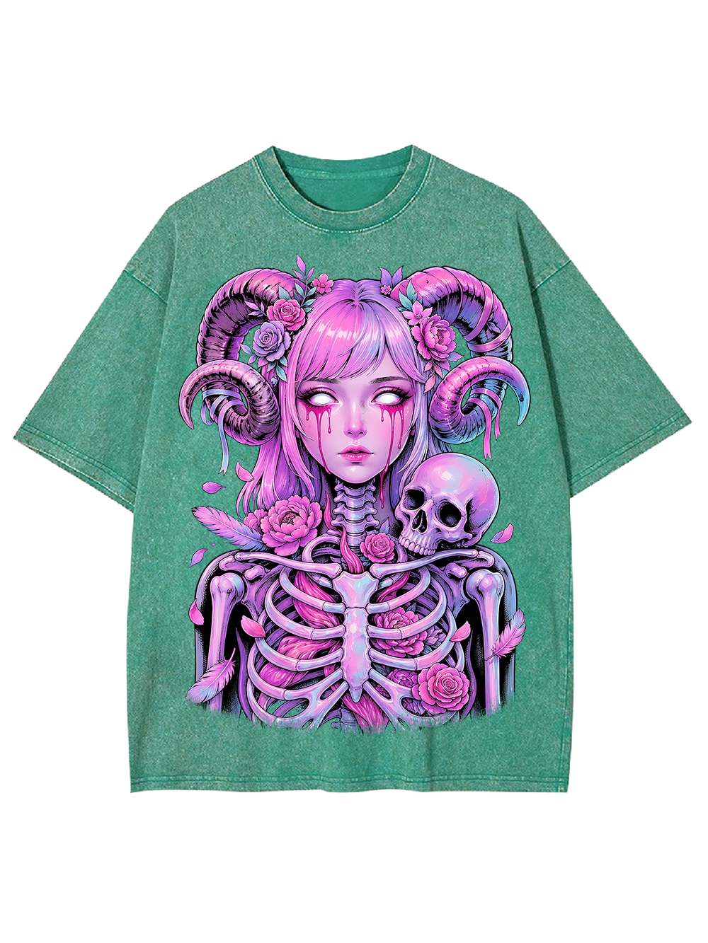 PINK BONE GODDESS AAA WASHED TSHIRT