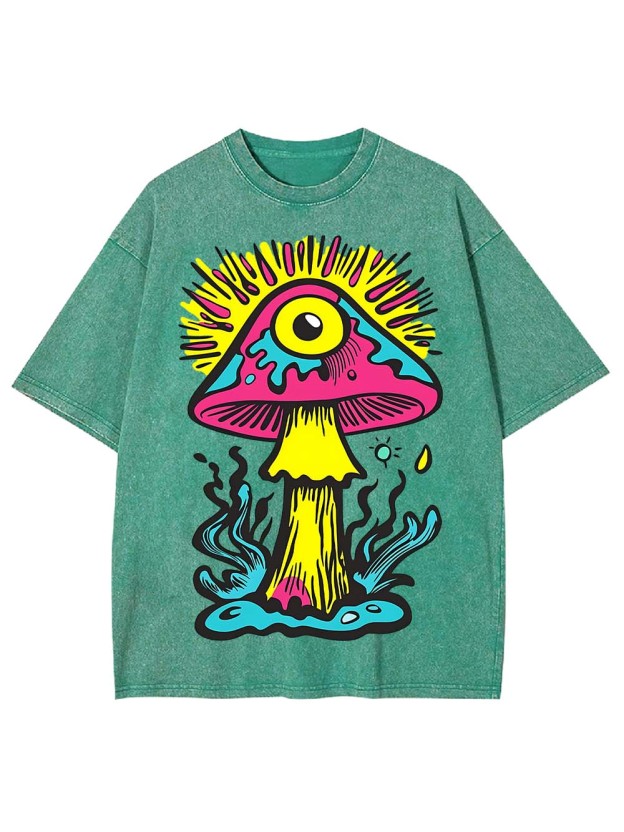 EYE OF THE MUSHROOM WASHED TSHIRT