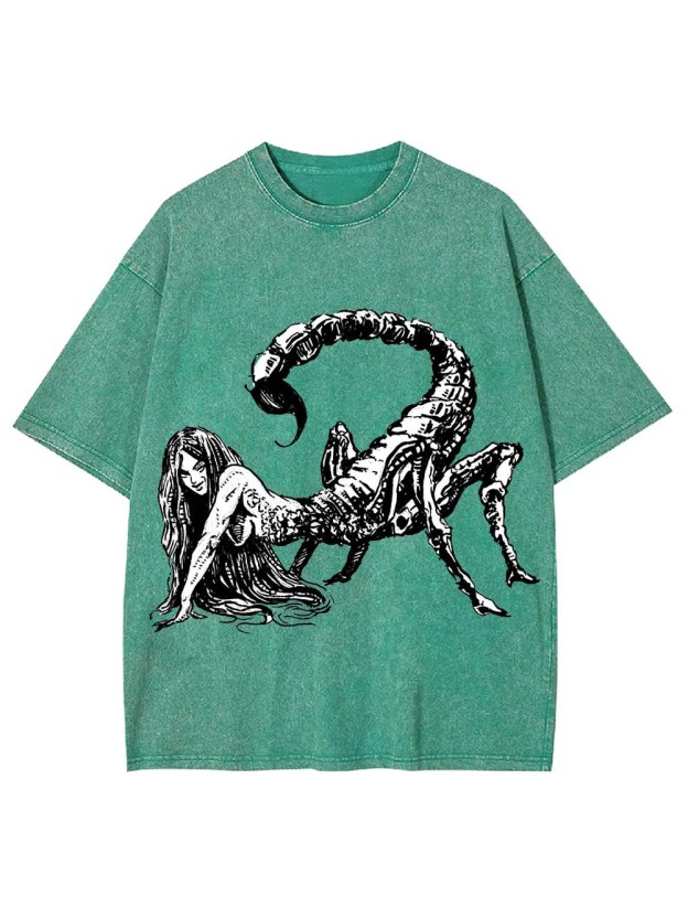 Scorpion Siren Washed Tshirt