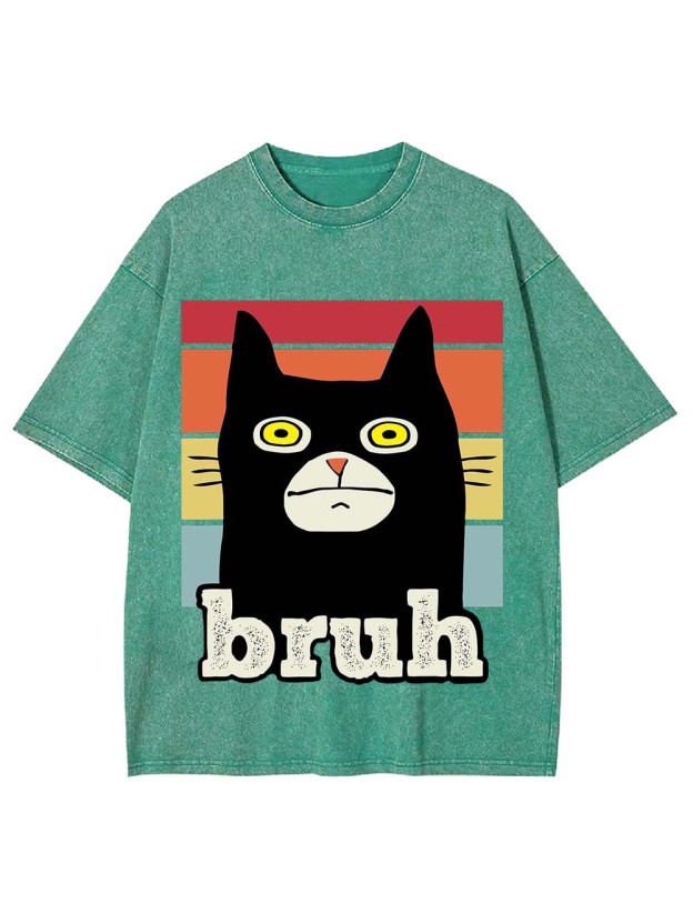 Bruh Washed Tshirt