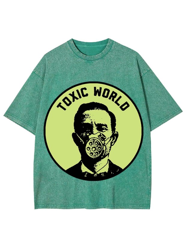 Toxic World Washed Tshirt