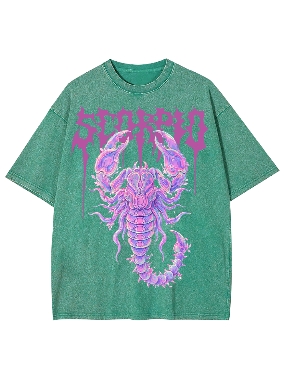 SCORPIO ZODIAC AAA WASHED TSHIRT
