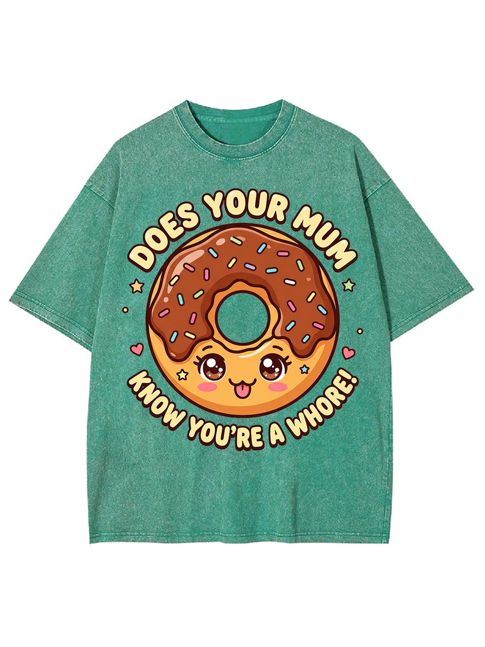 SASSY DONUT WASHED TSHIRT